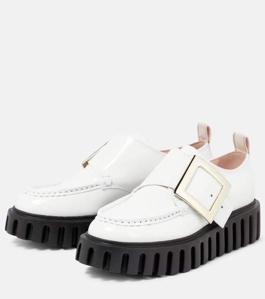 Viv' Go-Thick patent leather platform loafers