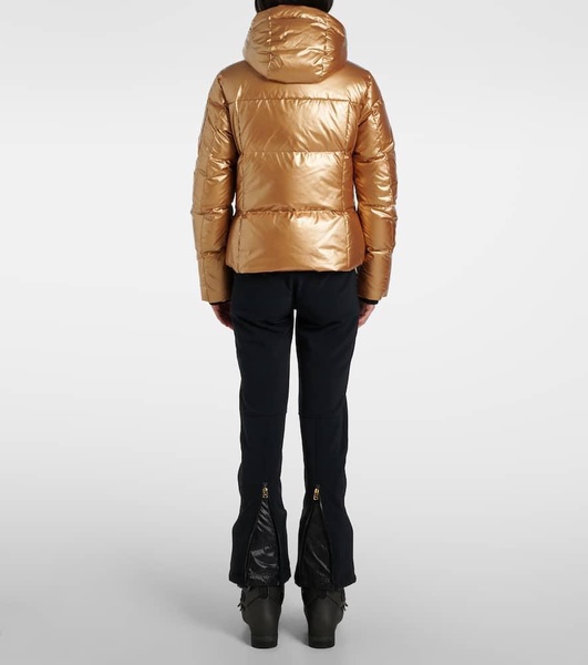 Hella metallic down ski jacket