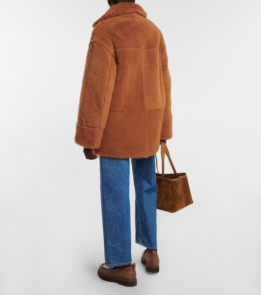 Slater reversible shearling coat