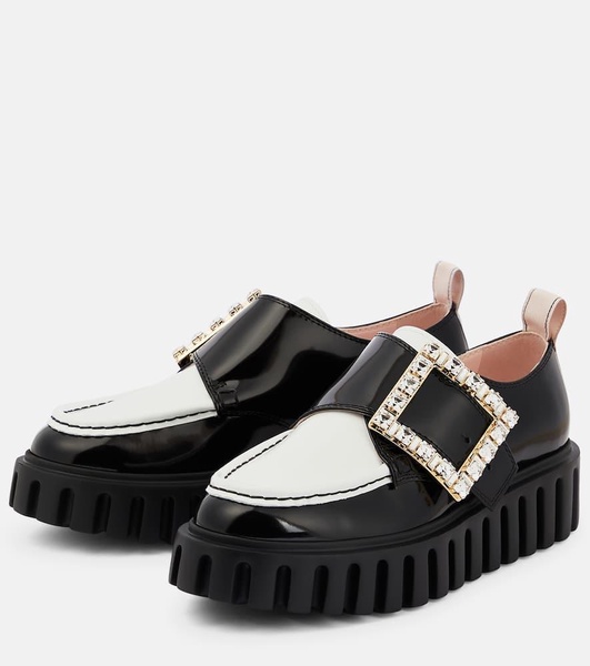 Viv' Go-Thick leather platform loafers