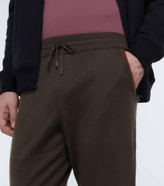 Cashmere and cotton sweatpants