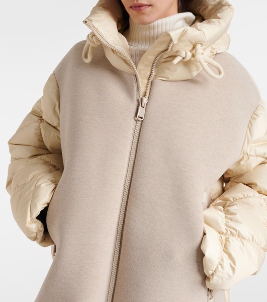 Chou quilted down jacket