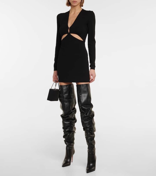 Jahleel leather over-the-knee boots