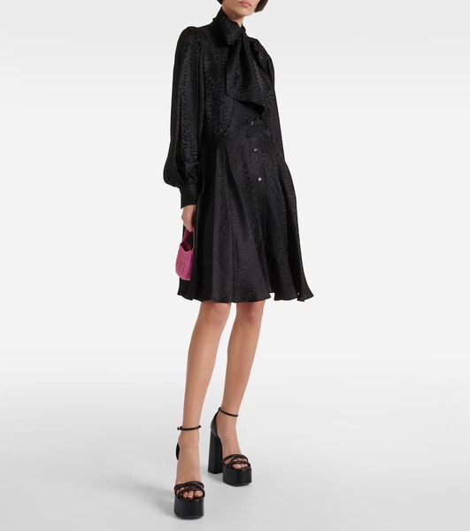 Jacquard shirtdress