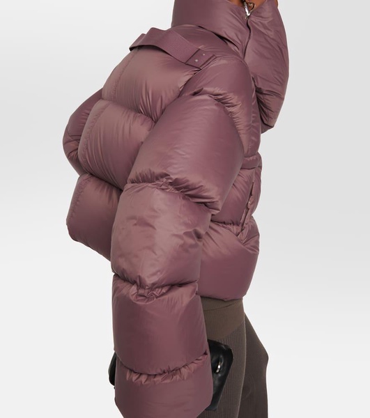 Funnel neck puffer jacket