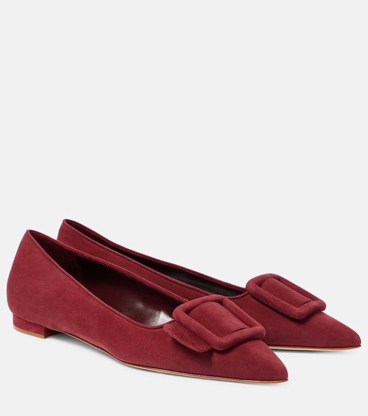 Maysalepumpflat suede ballet flats