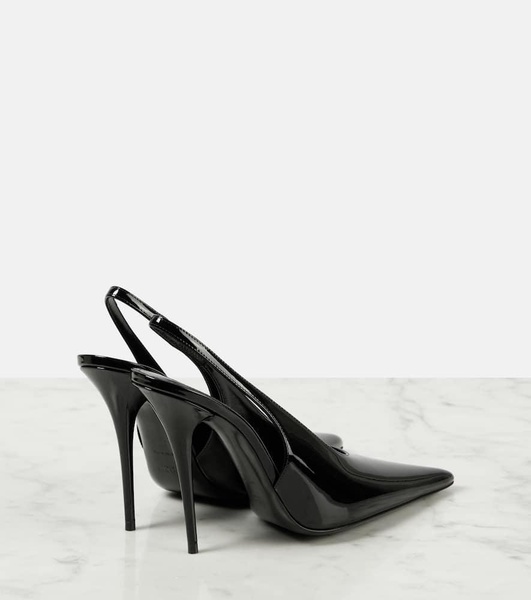 L'Entracte 110 patent leather slingback pumps