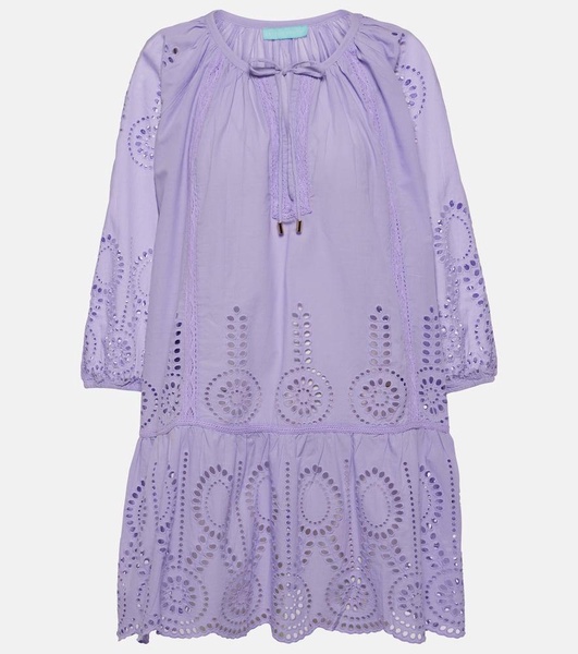 Ashley embroidered cotton kaftan