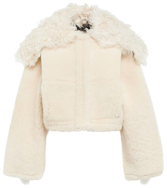 La Veste Piloni cropped shearling jacket