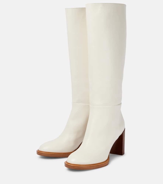 Bocca leather knee-high boots