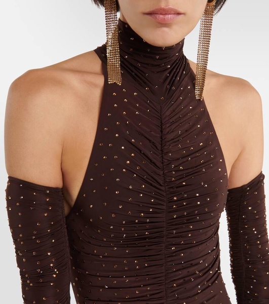 Arlie embellished halterneck bodysuit