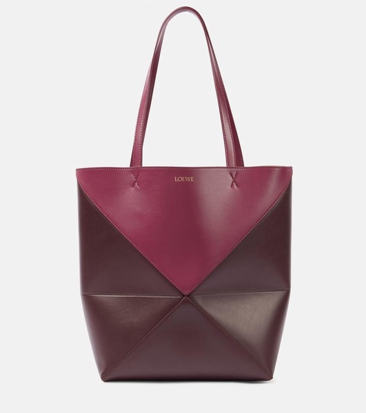 Puzzle Fold Medium leather tote bag