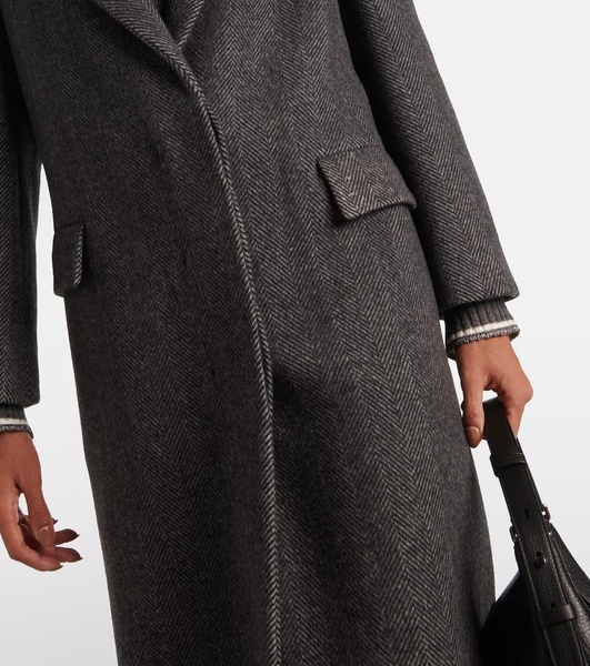 Wool and cashmere overcoat