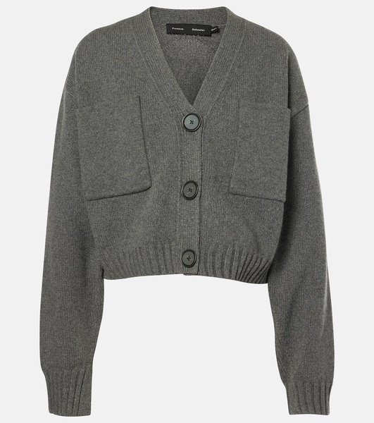 Sofia cashmere and wool cardigan