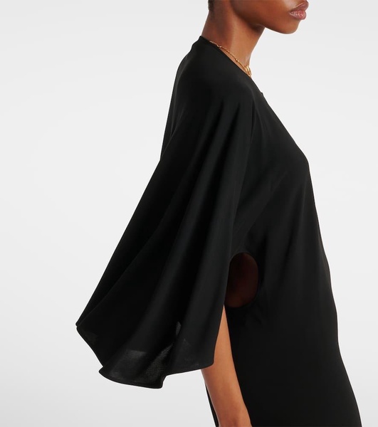 Caped gown