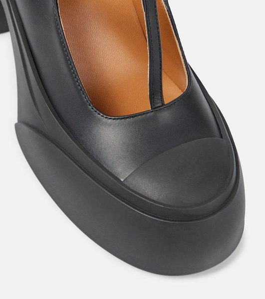 Pablo leather Mary Jane pumps