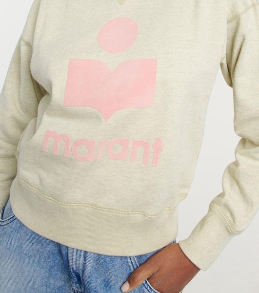 Moby mélange-knit cotton-blend sweater