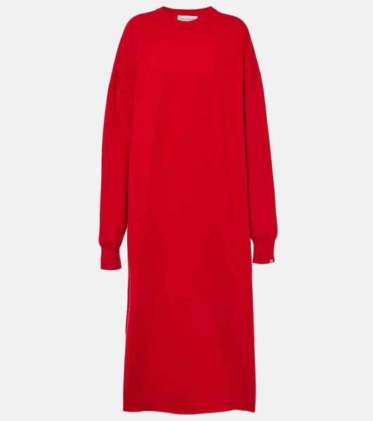 Weird cashmere-blend midi dress