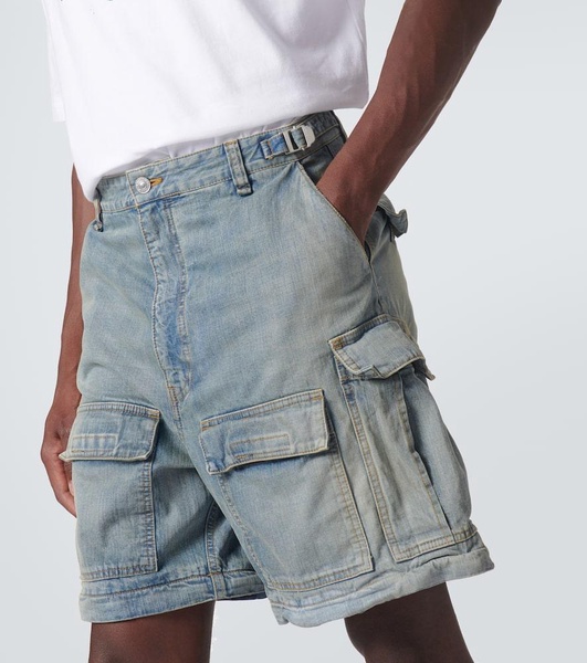 Mid-rise cargo jeans