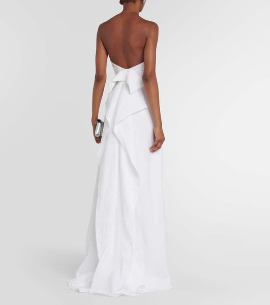 Bridal Pavento taffeta gown