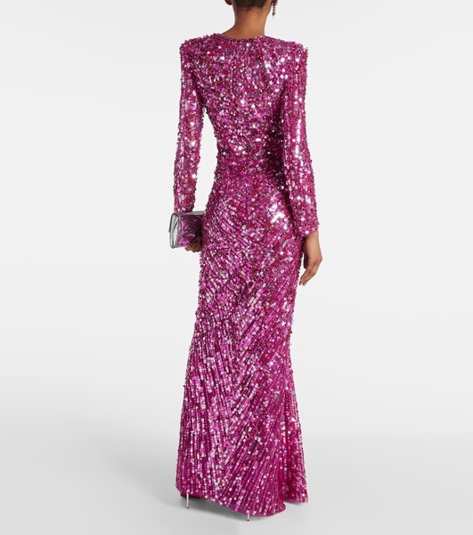 Gazelle sequined gown