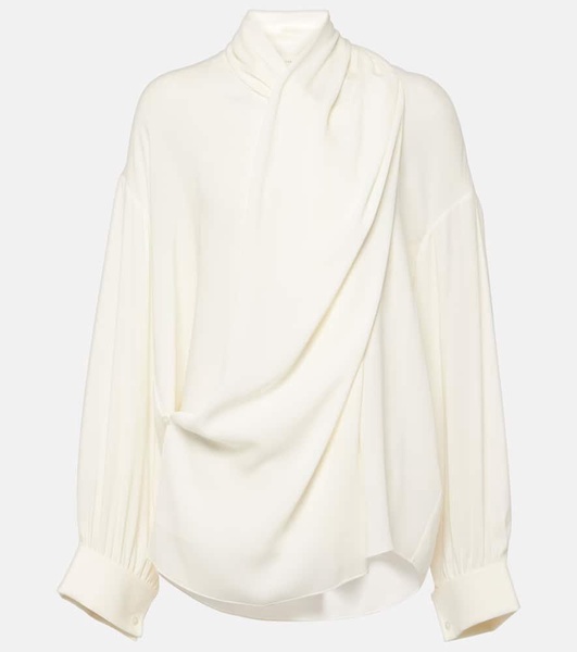 Darnelle oversized silk blouse