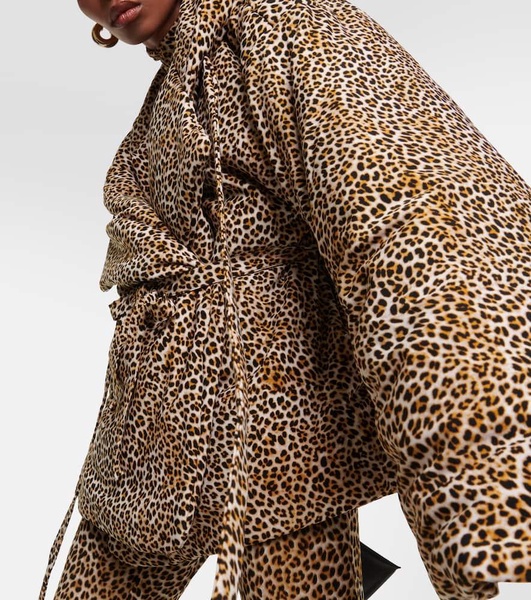 Sleeping Bag leopard-print jacket