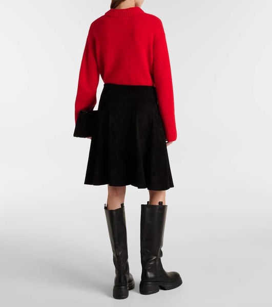 Rosalba suede miniskirt