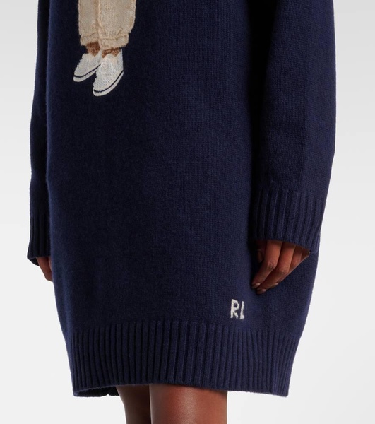 Polo Bear wool and cashmere sweater dress