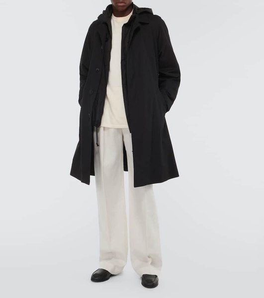 Clayton cotton and cashmere coat