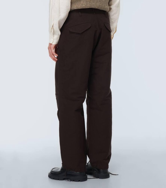 Linen and cotton pants