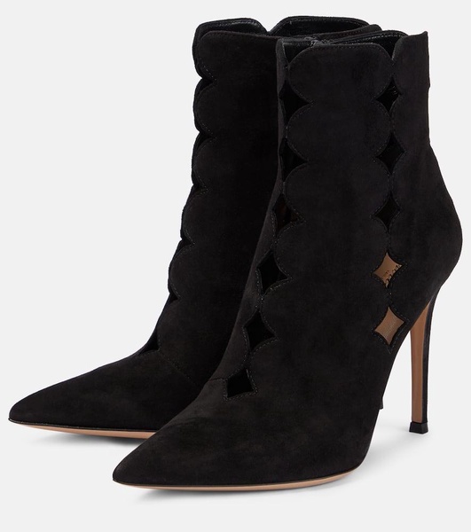 Suede ankle boots