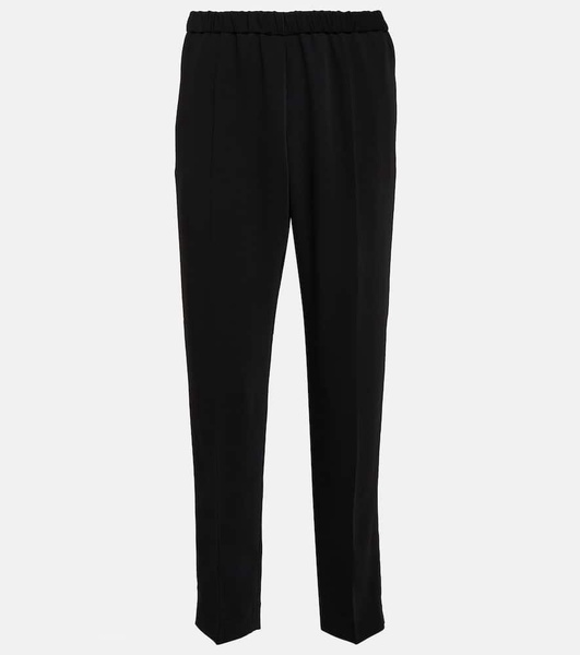 High-rise tapered pants