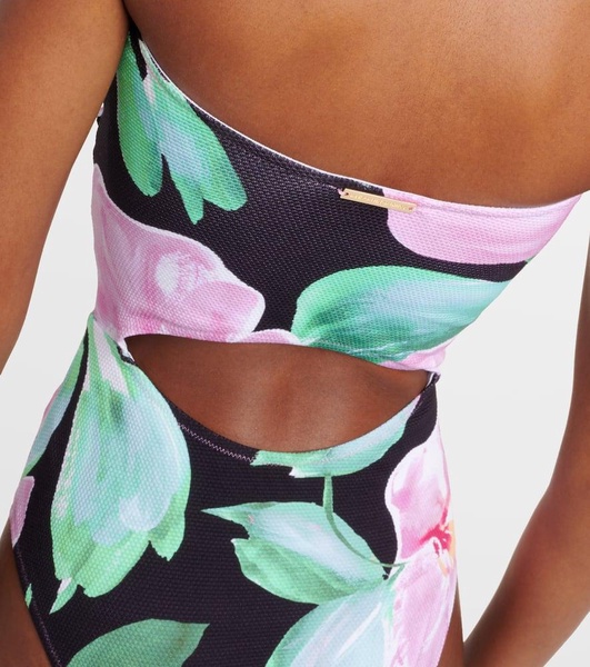 Anya cutout floral swimsuit