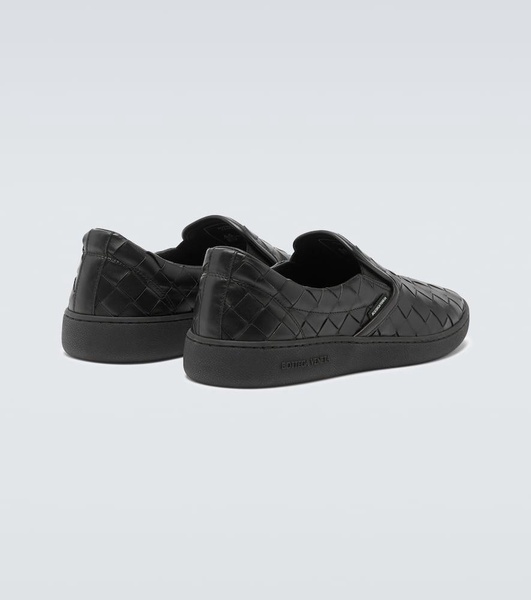 Sawyer leather slip-on sneakers