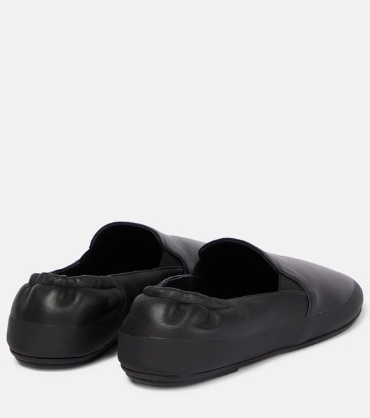 Tech leather loafers 