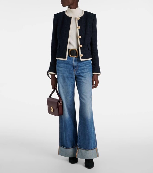 Taylor high-rise wide-leg jeans