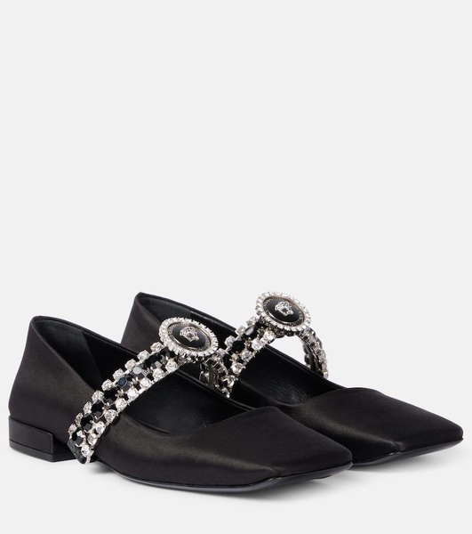 Medusa '95 embellished ballet flats