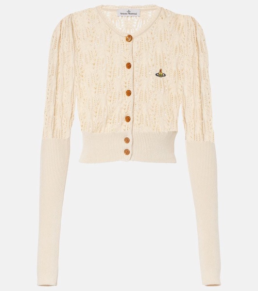 Samantha cotton and cashmere cardigan