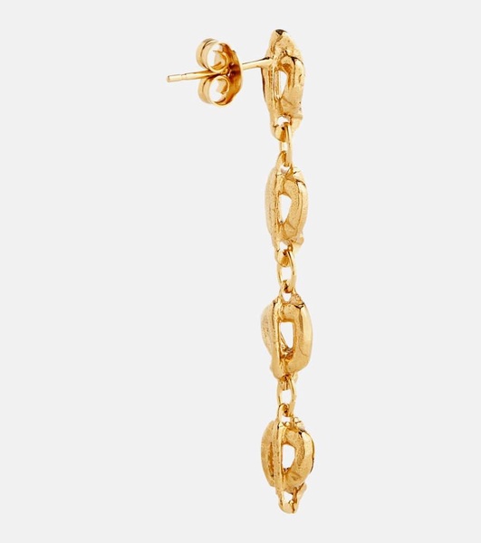 The Trailblazer 24kt gold-plated earrings