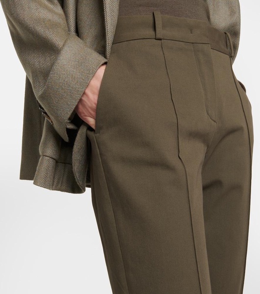 Winter Derk high-rise straight pants