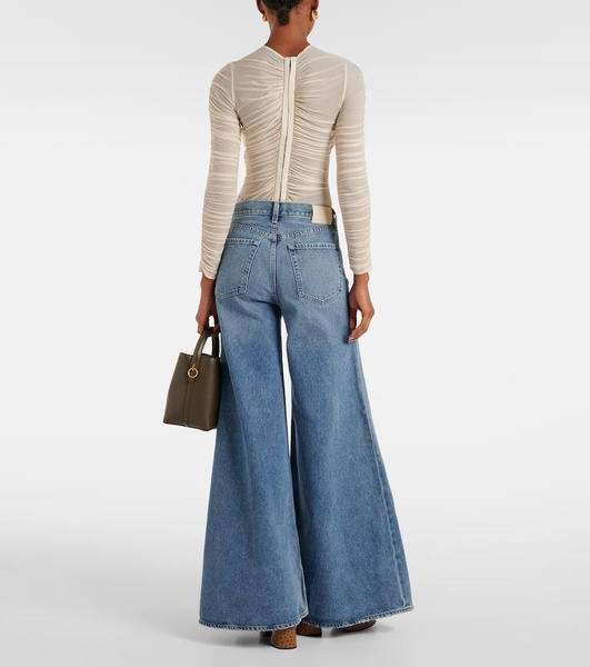 Amari Utlra Jean high-rise wide-leg jeans