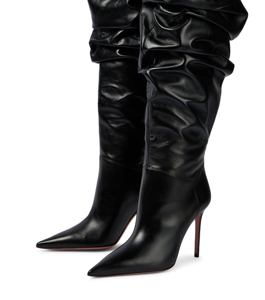 Jahleel leather over-the-knee boots