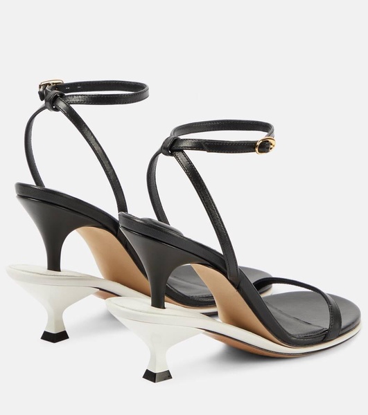 Les Doubles Sandales leather sandals