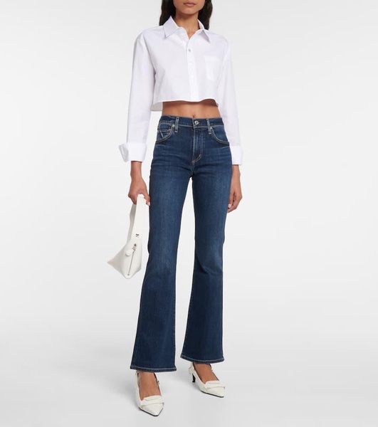 Emannuelle mid-rise bootcut jeans