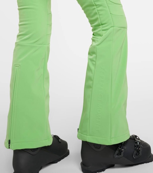 Aurora high-rise flared ski pants