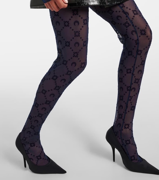 Moon mesh tights