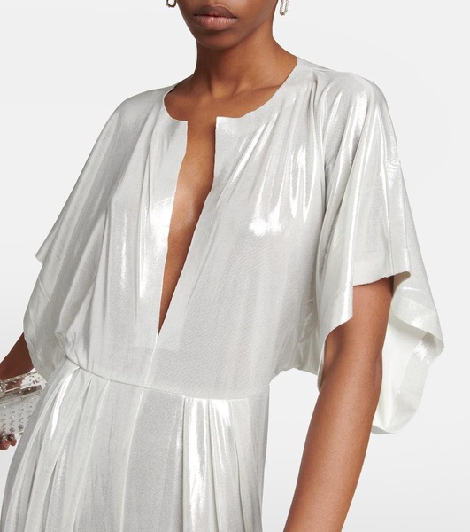 Rectangle metallic jumpsuit