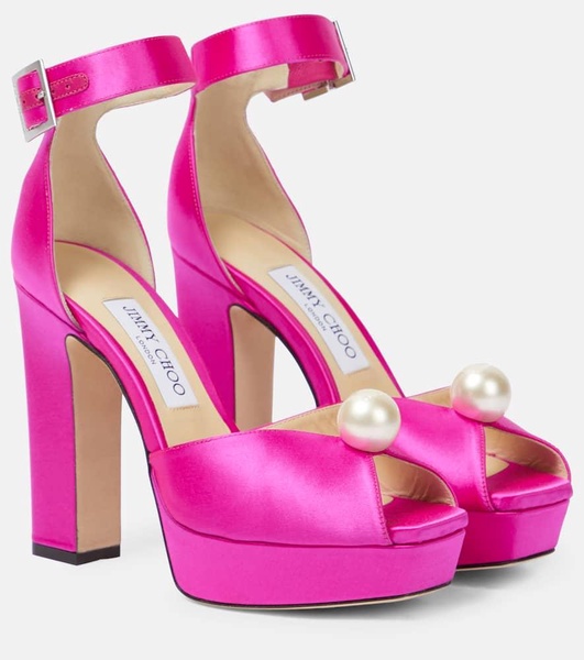 Socorie 120 satin sandals