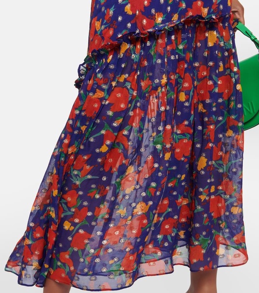 Joia printed maxi dress